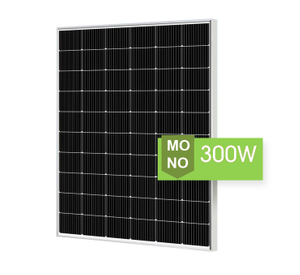Panneau Solaire Panneau PV Verre Monocristallin Module 300W 60PCS Cellules Solaires Système D'énergie Solaire