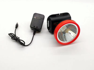 Lampe frontale d'exploitation minière rechargeable à LED étanche à l'eau