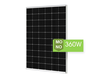 Panneau Solaire Panneau PV Verre Monocristallin Module 360W 60PCS Cellules Solaires Système D'énergie Solaire