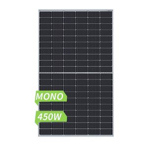 Panneau Solaire Panneau PV Mono Module De Verre Demi-Coupé 450W 120PCS Cellules Solaires Système D'énergie Solaire
